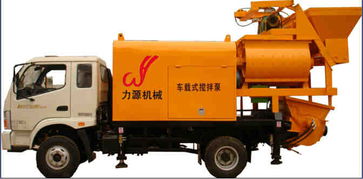 車(chē)載式攪拌泵 車(chē)載式攪拌拖泵一體機(jī) 車(chē)載式攪拌泵 力源機(jī)械